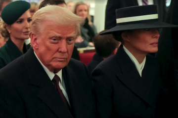 Trump participa de cerimônia religiosa antes da posse presidencial